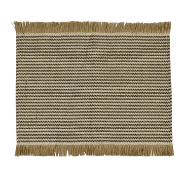 Jai Jute Placemats - Black / White Stripe – High quality House of Dudley homewares